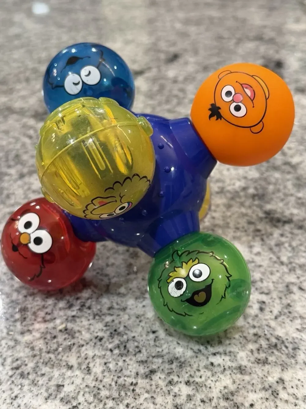 2002 Mattel Sesame Street Magic Sounds Molecule Interactive Sensory Toy *READ*